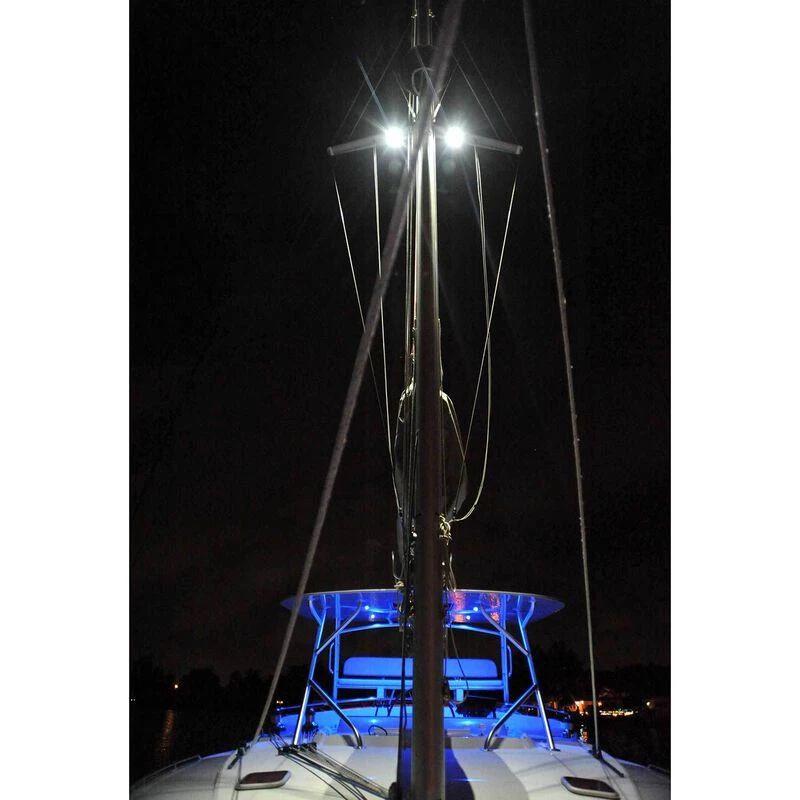 LUMITEC LIGHTING Zephyr LED Spreader/Deck Light, Brushed Black Base, White Non-Dimming 6 LUMITEC LIGHTING Zephyr LED Spreader/Deck Light, Brushed Black Base, White Non-Dimming - Image 6