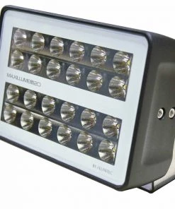 LUMITEC LIGHTING Maxillume h120 Trunnion Mount LED Floodlight, Black Housing, White Dimming