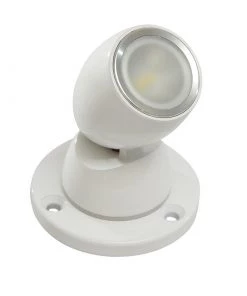 LUMITEC LIGHTING GAI2 Positionable LED Light with Heavy-Duty Base, Full-Color Output with White Housing