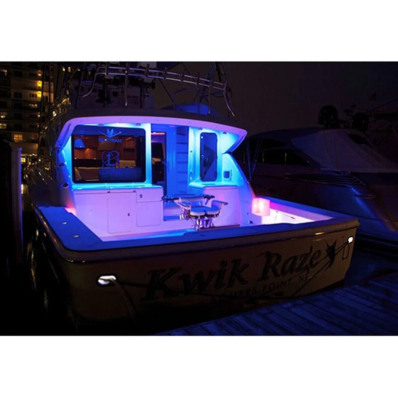 LUMITEC LIGHTING Halo Flush Mount LED Down Light, White Housing, Spectrum RGBW 4 LUMITEC LIGHTING Halo Flush Mount LED Down Light, White Housing, Spectrum RGBW - Image 4