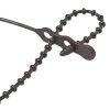ANCOR 18" Black Beaded Cable Ties, 10-Pack