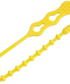 ANCOR 18" Yellow Beaded Cable Ties, 10-Pack