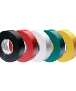 ANCOR Electrical Tape, Assorted Colors, 1/2" x 20' x 7 mil