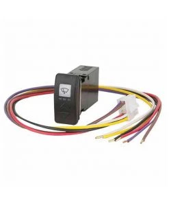 EXALTO CT42 Full-Function Electronic Wiper Control Switch for 2-Wipers 12/24V DC