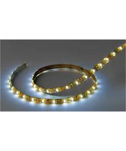 IMTRA CORPORATION Flexible LED Strip Tape 12V DC Cool White 8' Length with Wire Leads IP65