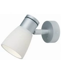 IMTRA CORPORATION Reading Light Matte Chrome with White Glass Shade 10 to 30V DC Built-in Dimmer 3 x 1 Watt Warm White LED IP20