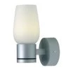IMTRA CORPORATION LED Wall Sconce 10 to 30V DC Gold with White Shade 3 x 1 Watt Warm White LED Built-in Dimmer