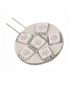 IMTRA CORPORATION Mini LED Replacement Bulb Red 10 to 30V DC 1.5 Watts Directional G4 Socket Side Pin