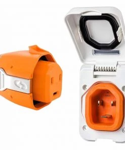 SMARTPLUG Combo Inlet & Connector, 30A 125V, White