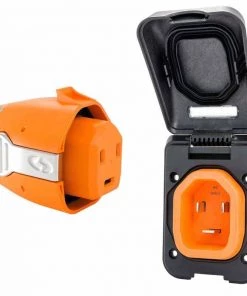 SMARTPLUG Combo Inlet & Connector, 30A 125V, Black