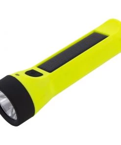 HYBRID LIGHT Solar 160-Lumen Flashlight with Rapid-Charging USB and Micro-USB Ports