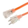 MARINCO 25' Lighted Extension Cord, 15A, 16/3 AWG, Orange