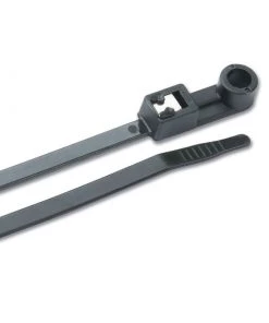 ANCOR 14" Black Mounting Self-Cutting Cable Ties, 20-Pack