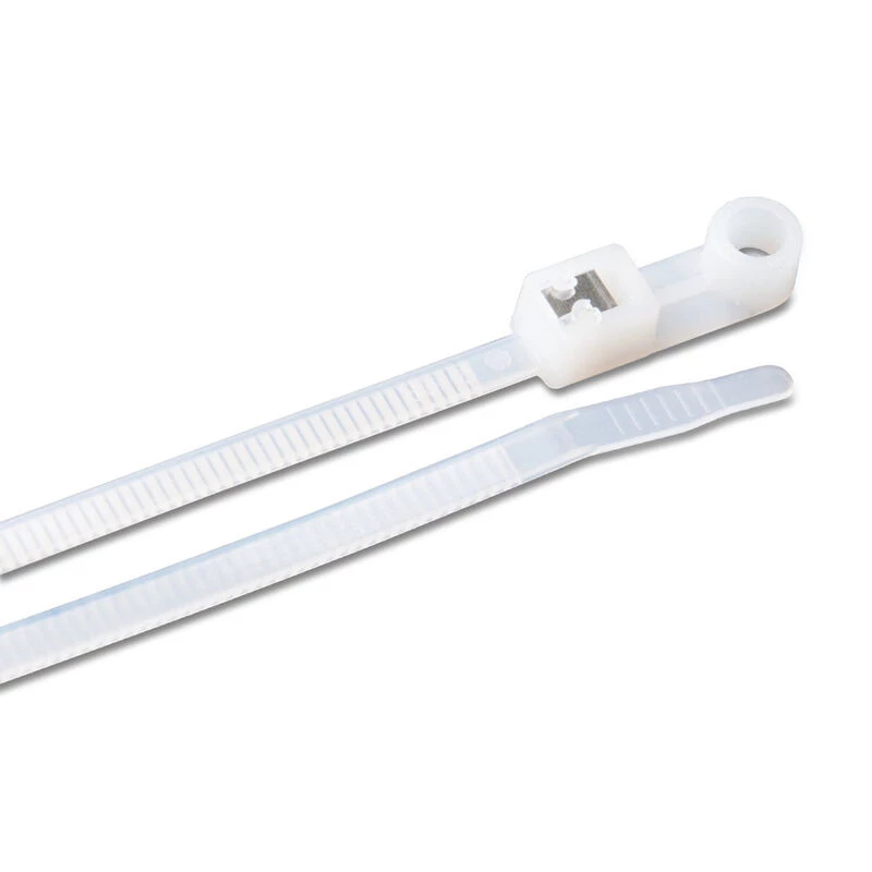 ANCOR 14" White Mounting Self-Cutting Cable Ties, 20-Pack 1 ANCOR 14" White Mounting Self-Cutting Cable Ties, 20-Pack