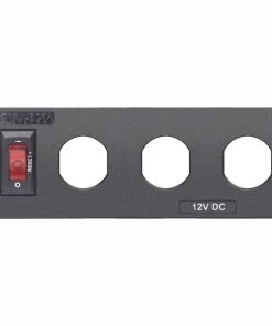 BLUE SEA SYSTEMS Panel BelowDeck 3 Socket Blank
