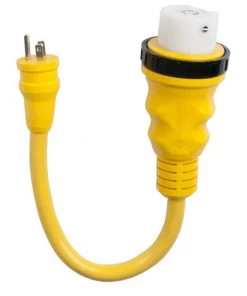 MARINCO Pigtail Adapter, 15A 125V Male to 50A 125/250V Female