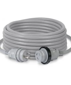 MARINCO 25' Watertight Cordset, 30A 125V, Gray