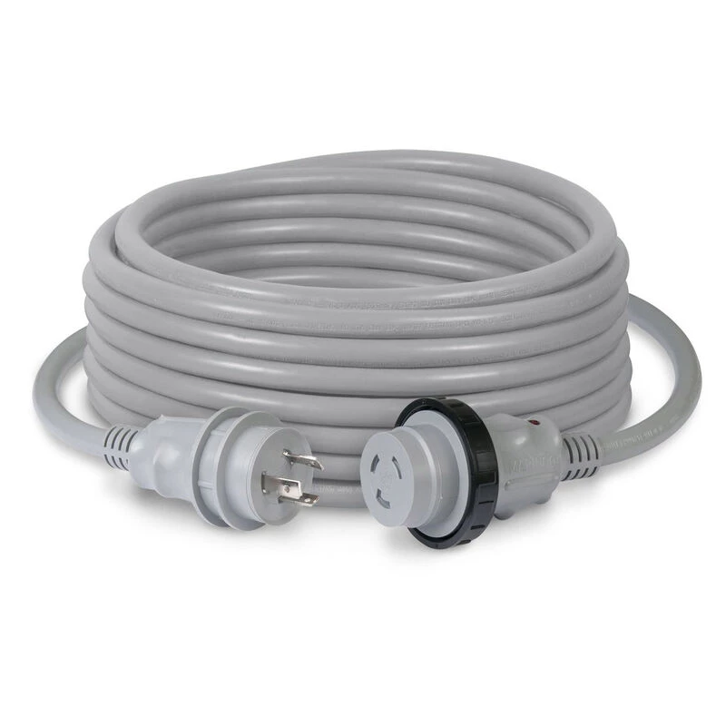 MARINCO 25' Watertight Cordset, 30A 125V, Gray 1 MARINCO 25' Watertight Cordset, 30A 125V, Gray