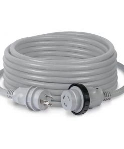 MARINCO 50' Watertight Cordset, 50A 125/250V, Gray