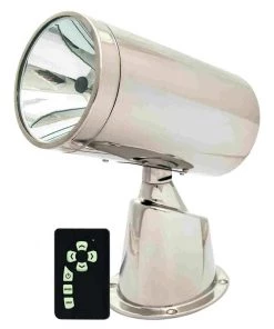 MARINCO Wireless IP67 SS Spotlight/Floodlight With Remote