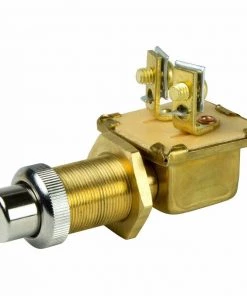 BEP MARINE Moisture Sealed Push Button Switch Off/(On) 2 Position, SPST