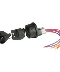 BEP MARINE 4 Position Sealed Ignition Switch, Accessory/Off/Ignition&Accessory/Start