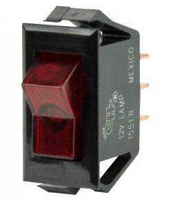 BEP MARINE Illuminated Rocker Switch, Off/On, SPST