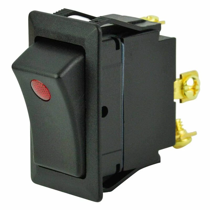 BEP MARINE Rocker Switch, One LED, Off/On, SPST 1 BEP MARINE Rocker Switch, One LED, Off/On, SPST