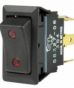 BEP MARINE Rocker Switch, Two LEDs, On/Off/On, SPDT
