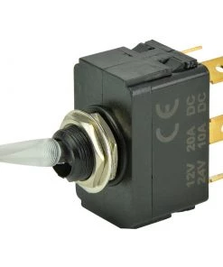 BEP MARINE Lighted Toggle Switch, On/Off/On, SPDT