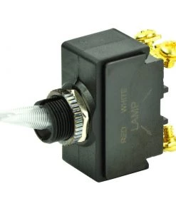 BEP MARINE Lighted Toggle Switch, Off/On, SPST