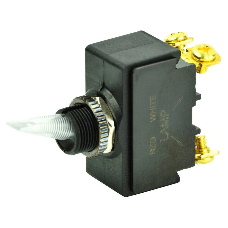 BEP MARINE Lighted Toggle Switch, Off/On, SPST 1 BEP MARINE Lighted Toggle Switch, Off/On, SPST