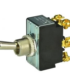 BEP MARINE Chrome Plated Toggle Switch, On/Off/On, DPDT