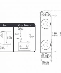 WEST MARINE Two LED Module Light, Dual Mount, White, 4-Pack -Marine Electrical sale 18513937 3 1500