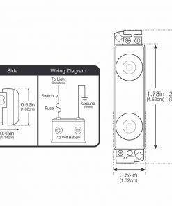WEST MARINE Two LED Module Light, Dual Mount, Blue, 4-Pack -Marine Electrical sale 18513945 3 1500
