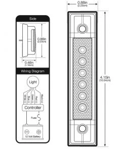 WEST MARINE 4" LED Utility Strip Light with Gasket, RGBW -Marine Electrical sale 18513994 9 1500