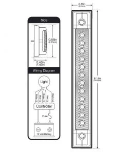 WEST MARINE 6" LED Utility Strip Light with Gasket, RGBW -Marine Electrical sale 18514026 9 1500