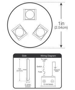 WEST MARINE Three LED Mini Stick-On Light with Self Adhesive Backing, White -Marine Electrical sale 18514034 4 1500