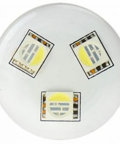 WEST MARINE Three LED Mini Stick-On Light with Self Adhesive Backing, RGBW