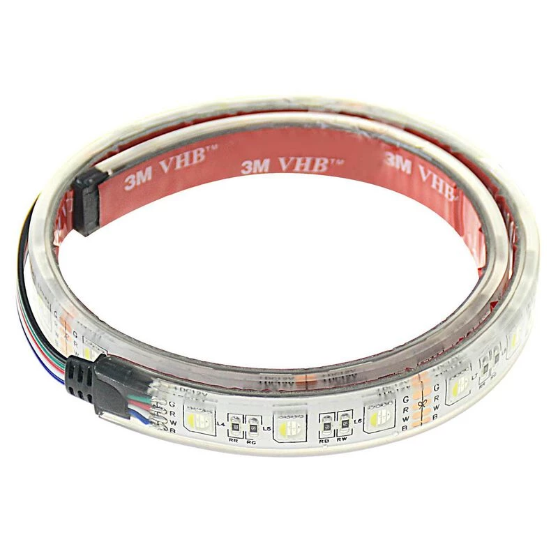 WEST MARINE 18" LED Flexible Strip Light with Self Adhesive backing, RGBW 1 WEST MARINE 18" LED Flexible Strip Light with Self Adhesive backing, RGBW