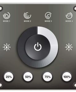 WEST MARINE Helm Mount LED Dimmer Controller, Water Resistant, Touch Sensitive, Multifunction