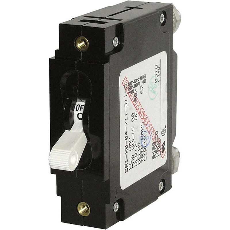 BLUE SEA SYSTEMS C-Series Single Pole White Toggle Circuit Breakers 3 BLUE SEA SYSTEMS C-Series Single Pole White Toggle Circuit Breakers - Image 3