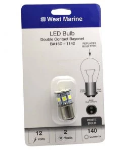 WEST MARINE Double Contact Bayonet BA15D-1142 LED Bulb