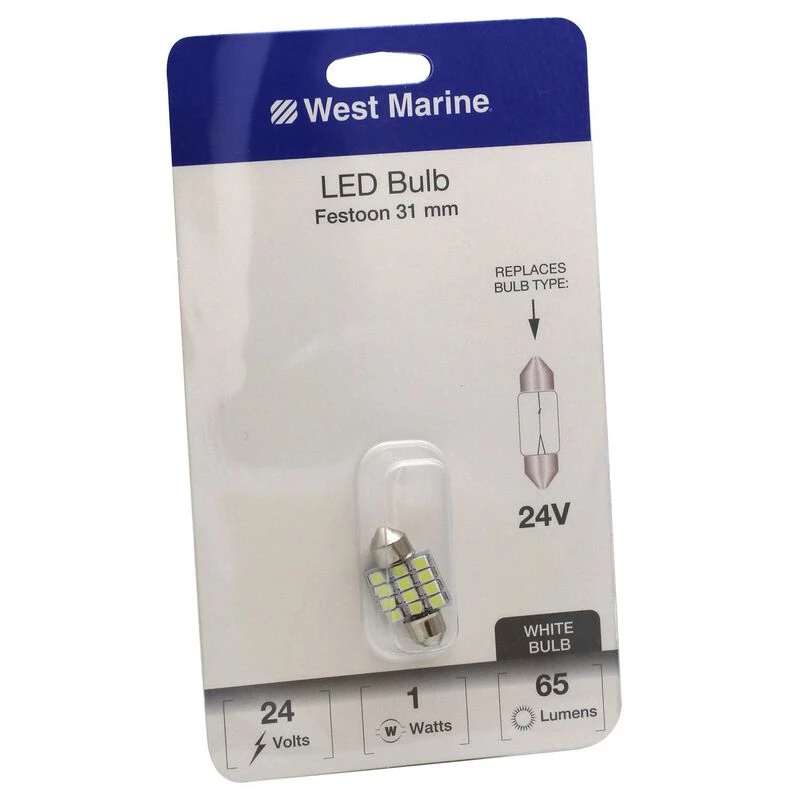 WEST MARINE Festoon 31mm LED Bulb 1 WEST MARINE Festoon 31mm LED Bulb