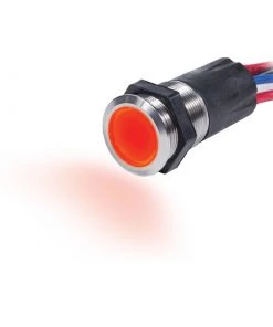 BLUE SEA SYSTEMS 15A Blue/Red Backlit Push Button Switch, Off/On -Marine Electrical sale 18697847 3 1500