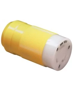 MARINCO Female Connector, 30A 125V, Yellow