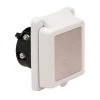 MARINCO Inlet, 50A 125V, Square, Without Rear Enclosure, White