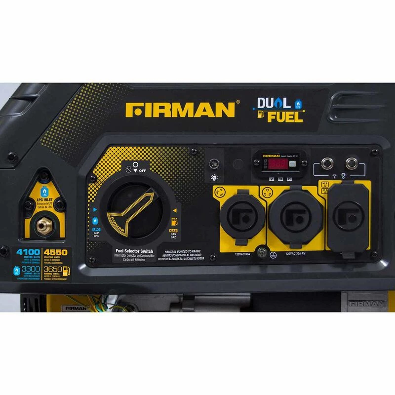 FIRMAN POWER EQUIPMENT Dual Fuel Hybrid Series 3650 Watt Recoil Start Generator 6 FIRMAN POWER EQUIPMENT Dual Fuel Hybrid Series 3650 Watt Recoil Start Generator - Image 6