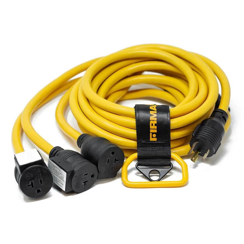 FIRMAN POWER EQUIPMENT 25' Power Cord for Portable Generator, Model 1105 1 FIRMAN POWER EQUIPMENT 25' Power Cord for Portable Generator, Model 1105
