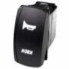 MARINE SPORT LIGHTING Logo Rocker Switch, Horn, White